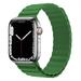 YuiYuKa Silicone Magnetic Loop Strap Compatible with Apple Watch Bands 45mm 44mm 42mm 41mm 38mm 40mm 49mm Sport Link Watchband Bracelet iwatch series 8 7 SE 6 5 4 3 2 1 Women Men - green