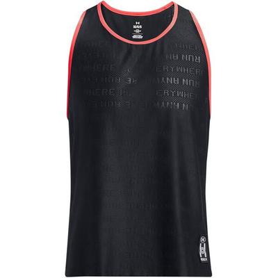 UNDER ARMOUR Herren T-Shirt UA RUN EVERYWHERE SINGLET, Größe S in Schwarz