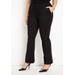 Plus Size Women's The Ultimate Suit Flare Leg Pant by ELOQUII in Maritime Blue (Size 16)