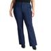 Plus Size Women's The Ultimate Suit Flare Leg Pant by ELOQUII in Maritime Blue (Size 20)