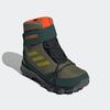Winterstiefel ADIDAS TERREX "TERREX SNOW HOOK-AND-LOOP COLD.RDY WINTER", Gr. 40, bunt (focus olive, pulse olive, impact orange), Textil, Synthetik, sportlich, Schuhe, wasserdicht und wärmend