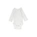 Gerber Long Sleeve Onesie: White Bottoms - Size 0-3 Month