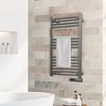 Cecotec Elektrischer Badheizkörper Ready Warm 9100 Smart Towel Steel. 500 W, LED-Anzeige, Touch Control, Wochenprogrammierer, 3 Modi, wählbare Temperatur und maximale Sicherheit mit IP24