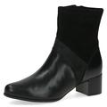 Caprice Women's 9-26444-41 Lace-up Ankle Boots with Heel, Black (Black Comb), 5 UK