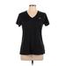 Nike Active T-Shirt: Black Activewear - Women's Size Large