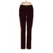 Miss Poured In blue Cord Pant: Burgundy Bottoms - Women's Size 9