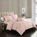 Rosdorf Park Damiano Comforter Set Polyester/Polyfill/Microfiber in Pink/Yellow | Twin Comforter + 5 Additional Pieces | Wayfair