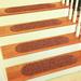 Red/Brown Stair Treads - August Grove® Seline Indoor/Outdoor Stair Tread Synthetic Fiber | Wayfair BD2A9BF2374F4440A8476324828CE2D3