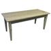 Breakwater Bay Ariana Dining Table Plastic in Brown/Gray | 30 H x 72 W x 34 D in | Wayfair 3C53E28DBBB04658B95F8EC144A1071E