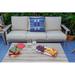 Gracie Oaks Aryanna Teak Patio Sofa w/ Sunbrella Cushion Wood/Natural Hardwoods/Sunbrella® Fabric Included in Brown/White | Wayfair