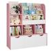 Wade Logan® Annyah 47.2"H x 42.5" W Toy Boxes & Organizers Wood/MDF in Pink | 47.2 H x 42.5 W x 15.7 D in | Wayfair