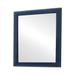 House of Hampton® Gudger Rectangle Velvet Dresser Mirror in Blue | 40.25 H x 34.85 W x 1.4 D in | Wayfair BAB6F8E6BC3C4FA692909088CE63E0E4