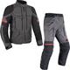 Oxford Rockland Motorcycle Jacket & Trousers Charcoal Black Red Kit - UK 36-38" | EU 46 | US 36-38" | S - UK 36-39" | EU 52 | US 36-39" | XL - Long, UK 36-38" | EU 46 | US 36-38" | S