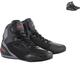 Alpinestars Faster 3 Drystar Motorcycle Boots - Black Grey Red - UK 12 | EU 47 | US 13, Black Grey Red