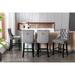 Modern Velvet Upholstered Barstools Bar Chairs with Button Tufted Decoration,Wooden Legs,Chrome Nailhead Trim, Set of 2