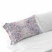 Floral Viceroy Pillow Case 30x20 in Red, White, Blue