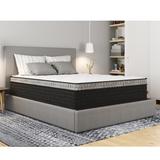 12 Inch Queen Hybrid Mattress Copper-Infused Memory Foam Mattress with Quilted Cool-touch Top Fabric, Medium Feel