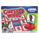 Guess Who? Giant Edition Game for Kids | Family Board Game | Indoor/Outdoor Games | Kids Games with Big Boards Cards Spinner for Kids Ages 8 and up