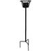 Outdoor Gazing Globe Stand - In-Ground Metal Gazing Stand For 8 To 12 Gazing s - Black - 24 H