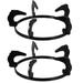 Metal gas stove rack 2PCS 20.2cm Cast Iron Gas Stove Rack Cast Iron Stove Kitchen Cookware Ring