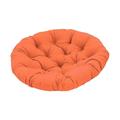 Hammock Chair Cushion Egg Chair Cushion Replacement Indoor or Outdoor Swing Chair Seat Cushion Pillow Round Thicken Chair Pad for Home Patio 60cmx60cm orange