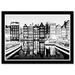 Wynwood Studio Prints Black and White Netherlands Cities and Skylines European Cities Wall Art Canvas Print Black 19x13