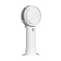 Fdelink a Fan Mini Moving Desktop Fan Bladeless Fan Three-speed Handheld Fan Head Bladeless Fans White