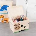 Xkiss Foldable Large Kids Toy Chest with Flip-Top Lid Collapsible Fabric Animal Toy Storage Organizer/Bin/Box/Basket/Trunk for Toddler Boys and Girls Room