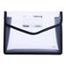 Clearance! Fdelink Waterproof File Waterproof File Folder Expanding File Wallet Document Folder with Snap Button Black
