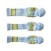 3x Knitted Golf Club Head Covers Knit Golf Head Covers Golf Headcovers Long Neck Gift Golf Protector Novelty Accessories for Adults Practice Blue