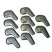 10 Pieces Golf Iron Head Covers 4-9 PXSA Golf Iron Headcovers Fit Most Irons Black