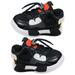 KaLI_store Kids Sneakers Boys Shoes Lightweight Breathable Running Tennis Kids Sneaker Black 11 Little Kids