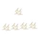 minkissy 20 Pcs Pearl Hair Clip Jaw Clip Claw Clips for Thick Hair Womens Hair Accessories Hair Clips for Women Thick Pearl Hair Clips Hair Clips for Thin Hair Miss Big Claws Alloy Girl