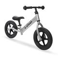 LAVA SPORT Balance Bike - Lightweight Aluminum Toddler Bike for Boys and Girls - Kids' No Pedal Bikes with EVA Tires - Training Bicycle for Kids with Adjustable Handlebar and Seat - Ash Silver