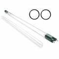 LSE Lighting Combo S810RL and QS-810 Bulb/Sleeve with O-Rings | Performance Series UV Lamp for Maximum Ultraviolet Efficiency | Used in S8Q-PA/SSM-37 | 40W UV Lamp | 40 watt uv Replacement