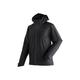 Outdoorjacke MAIER SPORTS "Metor Therm Rec M", Herren, Gr. 54, schwarz, 100% Polyester (recycled), Rundhals, Langarm, Jacken, Herren Regenjacke, atmungsaktiv wasserdicht, wattierte Funktionsjacke
