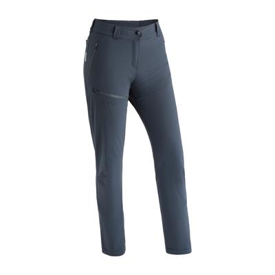 Outdoorhose MAIER SPORTS "Lulaka Wool", Damen, Gr. 48, Normalgrößen, grau, 85% Polyamid, 15% Elasthan, Hosen, Damen Winter Wanderhose, Funktionshose mit Wollwattierung Image