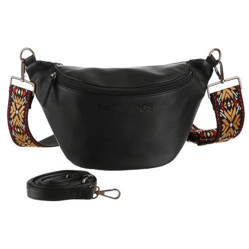 Bauchtasche KANGAROOS Gr. B/H/T: 24 cm x 17 cm x 14 cm, schwarz Damen Taschen Gürteltaschen