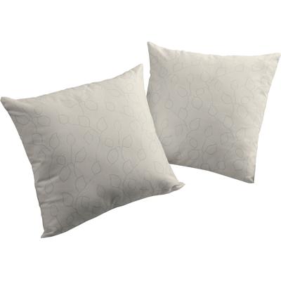 Kissenhülle WIRTH "Westport" Gr. 2, grau (hellgrau), B:50cm L:50cm, Polyester, Obermaterial: 100% Polyester, Kissenbezüge Image