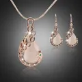 Delysia King-Ensemble Collier et Boucles d'Oreilles Paon Chimock pour Femme Accessoires de Banquet