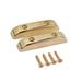 Thumb Rest Tug Cushion For Bass Guitar Finger Rest with Mounting Screws for Bass Guitar (Golden)