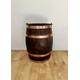 Fantastic quality antique Victorian oak log bin with copper bands