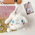 Kawaii Plush Sanrio Bag Kuromi Melody Cinnamoroll Anime Stuffed Backpacks for Girls Doll Cartoon Crossbody Soft Toy for Children