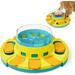 HaiYUAN Dog Puzzle Toy 2 Levels Slow Feeder for Dogs Dog Food Treat Feeding Toys for IQ Training Dog Entertainment Toys 4.2 Inch Height