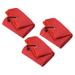 Uxcell 12 x12 Golf Towels Tri Fold Waffle Pattern Towels Soft Fiber with D Clip Red 3 Pack