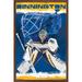 NHL St. Louis Blues - Jordan Binnington 19 Wall Poster 22.375 x 34 Framed