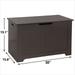 Lift Top ENTtryway Storage Chest/Bench with 2 Safety Hinge Toy Box Wooden