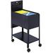 5362Bl Extra-Deep Locking Mobile Tub File 13-1/2W X 24-3/4D X 28-1/4H Black