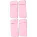 Smartphon 4 Pcs Mobile Phone Back Sticker Sticker Wallet Pocket Wallet Smartphones Adhesive Sticker Case Pocket Small Cards Bag Mobile Phone Bag Lycra Elastic Mobile Cards Sleeve