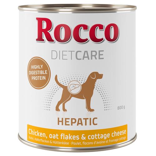 24x 800g Diet Care Hepatic Huhn mit Haferflocken & Hüttenkäse Rocco Hundefutter nass